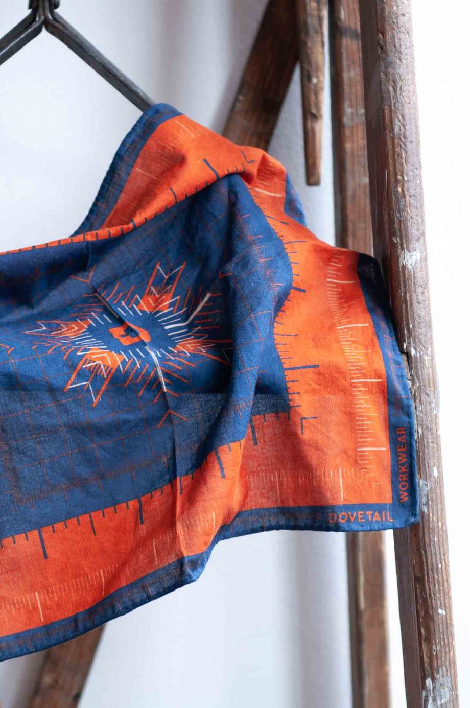 Dovetail Baseline Bandana Paprika/Blue / one size