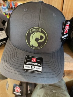 Richardson Hats Richardson Hellbender Patch Hat / Char/Black