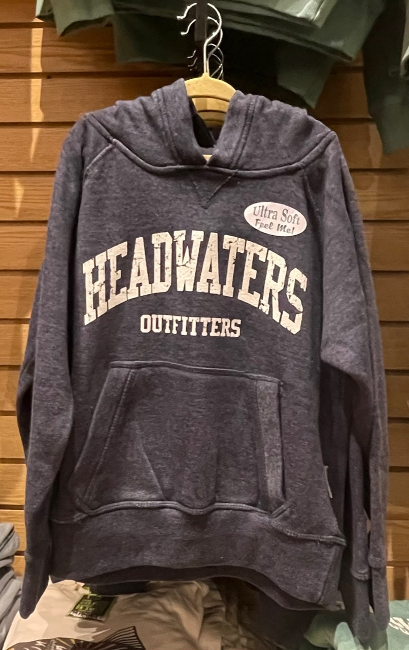 Baypointe Kids Burnwash Fleece Hoodie Denim