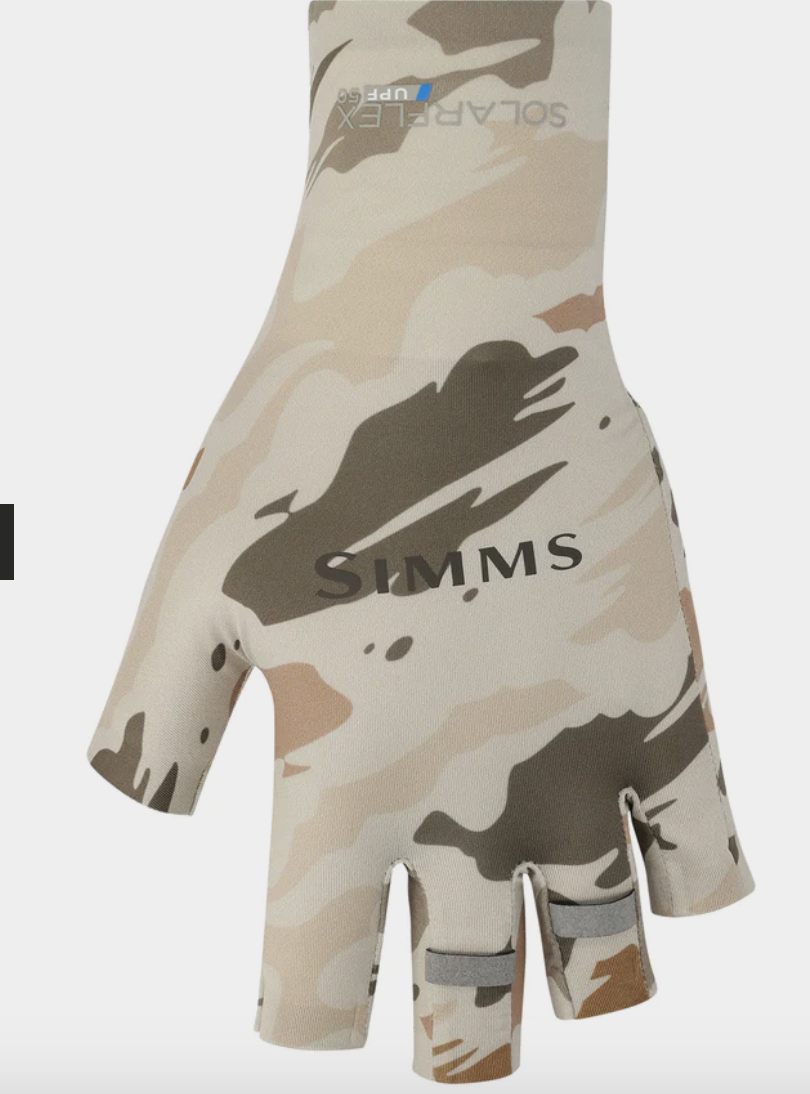 SIMMS Solarflex Half Finger Sun Gloves