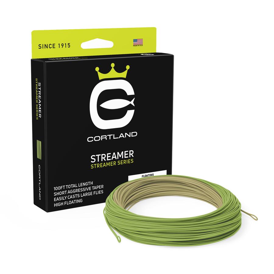 Cortland Streamer Floating Line Olive/Green