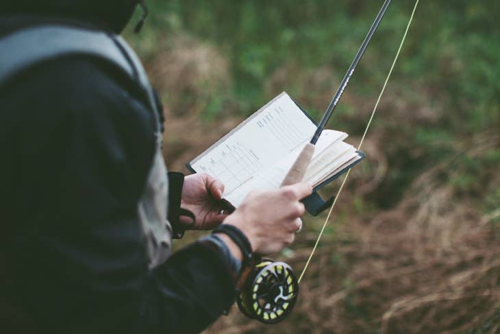 Rustico Leather Fly Fishing Log