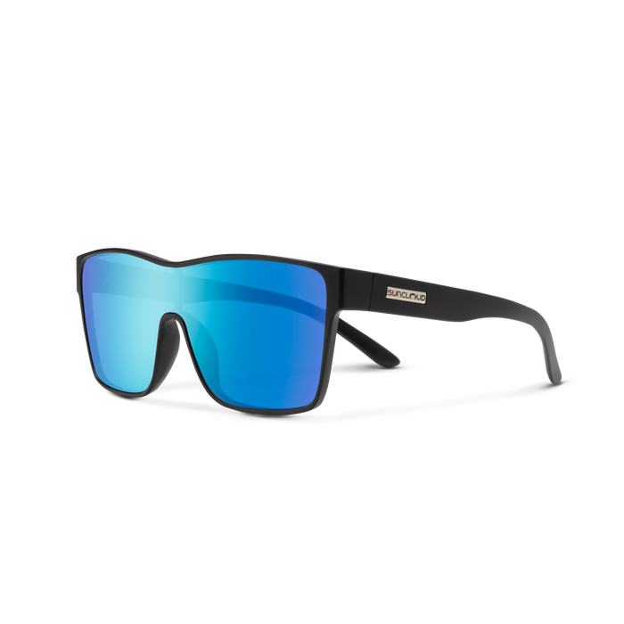 Sun Cloud Optics SunCloud Biff Matte Black/Plr Blue Mirror