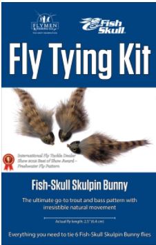 Flymen Fishing Company Flymen Fly Tying Kit FS Skulpin Bunny