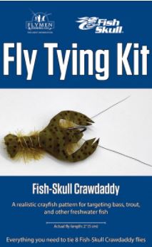 Flymen Fishing Company Flymen Fly Tying Kit FishSkull Crawda
