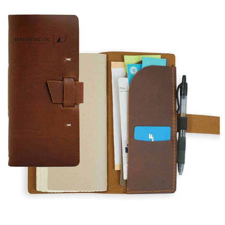 Rustico Leather Fly Fishing Log