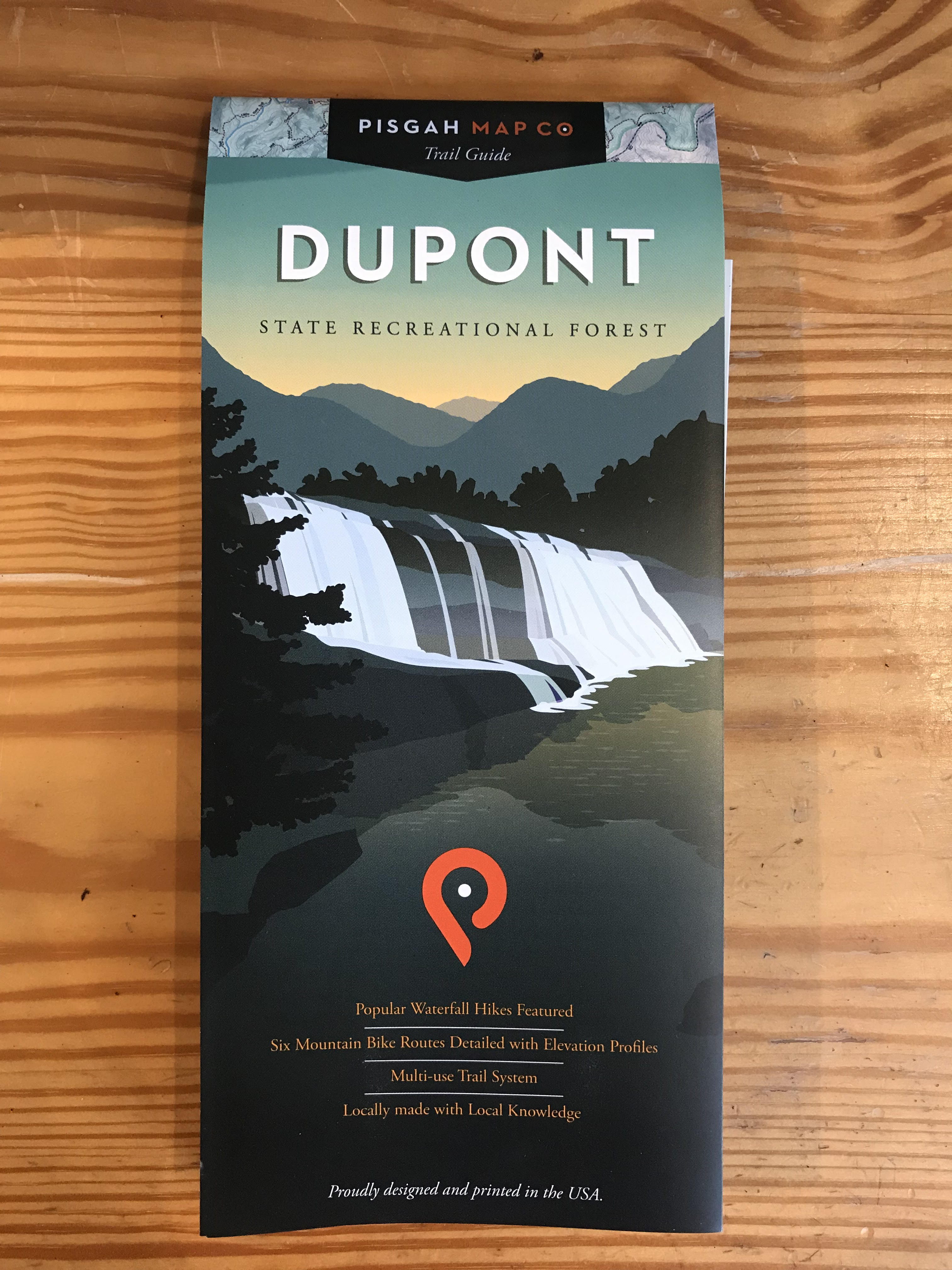 Pisgah Map Company Maps Dupont Rec Guide