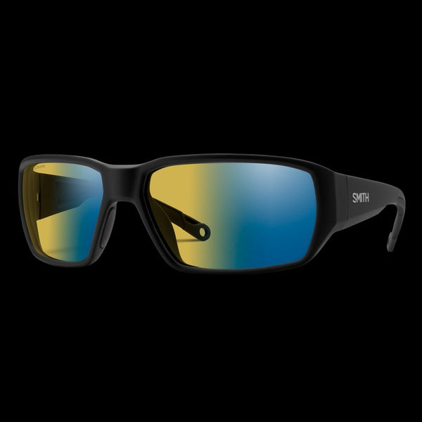 Smith Sport Optics, Inc. Smith Hookset ChromaPop / Matte Black/Polarchromic Yellow Blue Mirror Lens