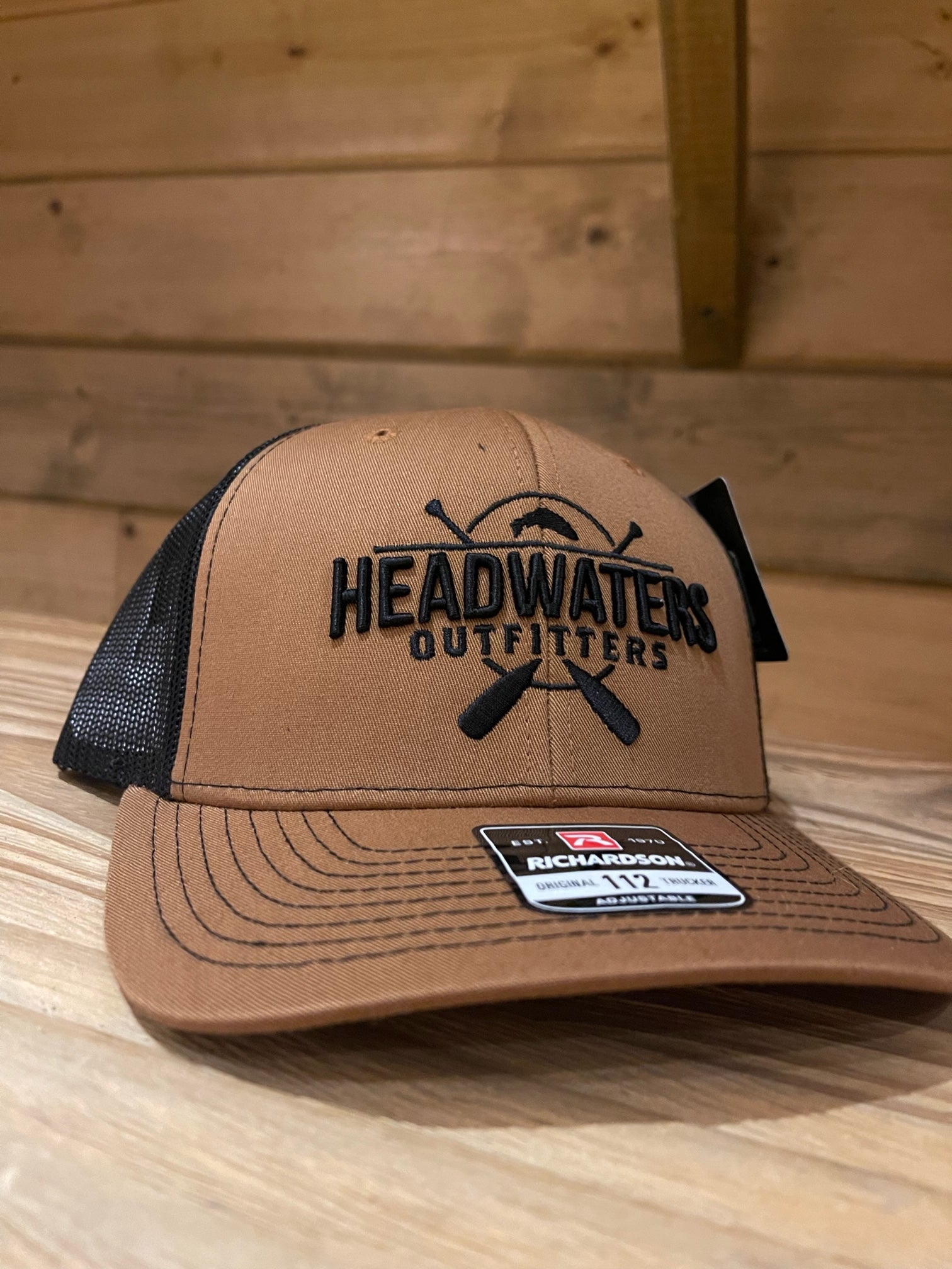 Cross Paddle Trout Logo Richardson Hats