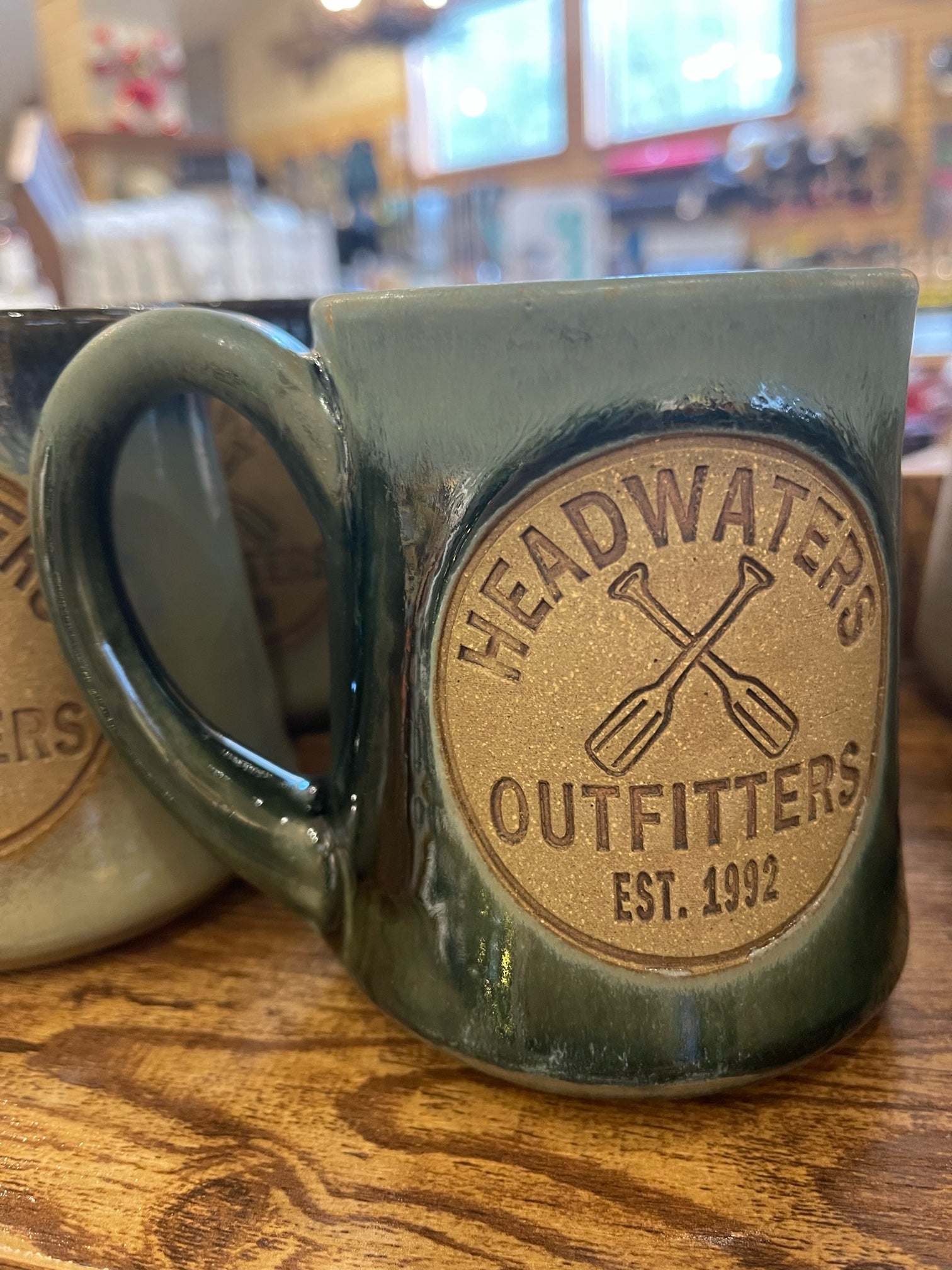 Panthertown Pottery Paddling Stamp / Coffee Mugs