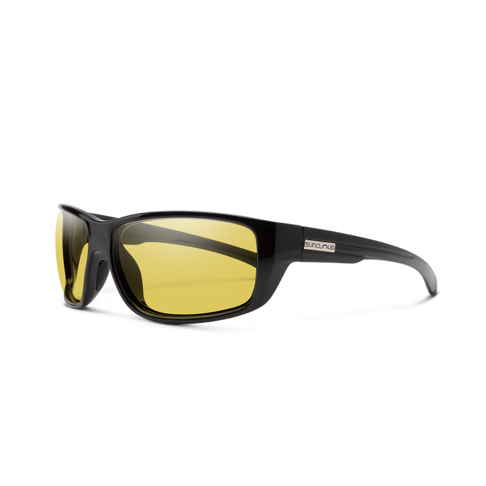 Sun Cloud Optics Suncloud Milestone Blk/PLR Yellow