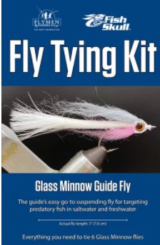 Flymen Fishing Company Flymen Fly Tying Kit Glass Minnow