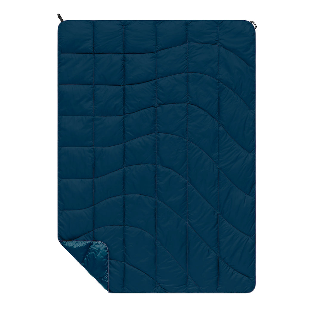 rumpl Nanoloft Puffy Blanket Deepwater