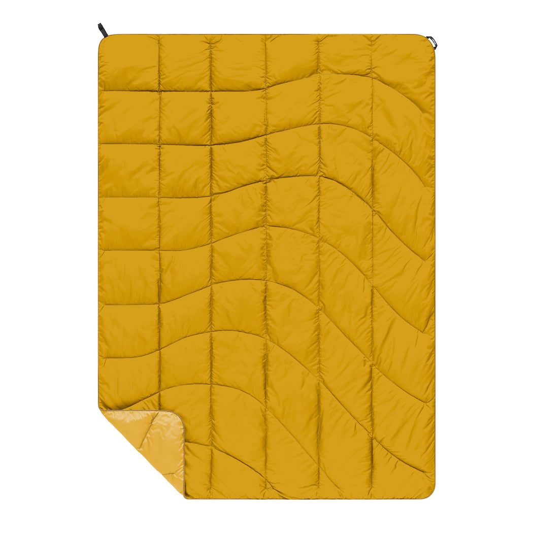 rumpl Nanoloft Puffy Blanket Dijon