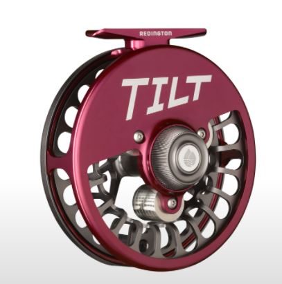 Redington Tilt Reel burgandy